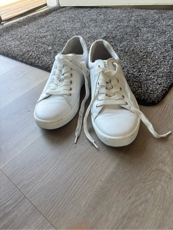 Align Other - White Men’s Lace-Up Leather Sneakers